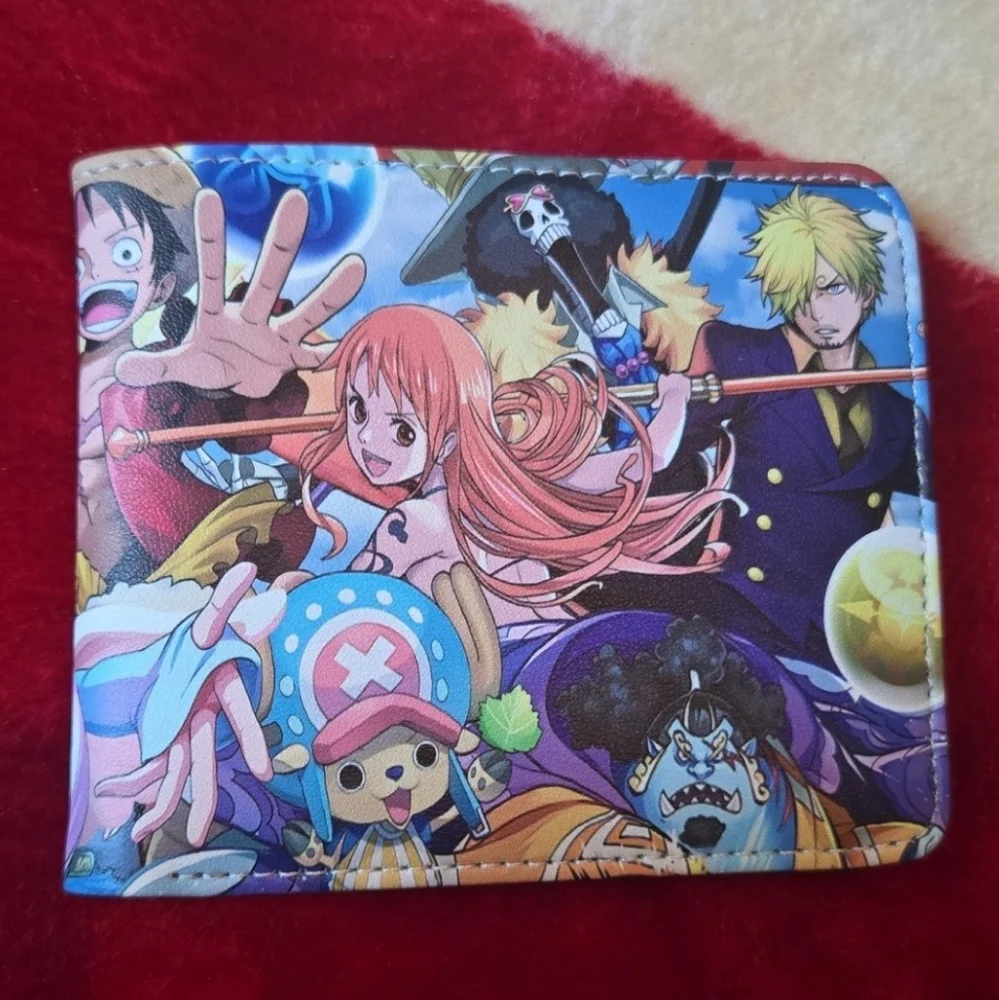 New One Piece Anime Manga Leather Wallet